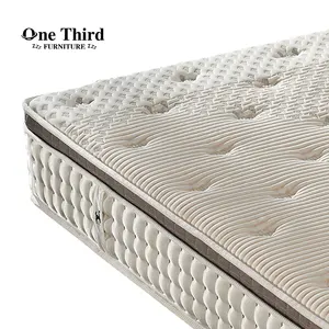 OEM/ODM King Size Luxury Memory Foam Mattresses Hotel Hybrid Pocket Spring Mattress