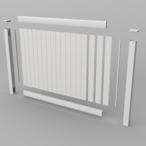 Alta qualità 6 piedi di recinzione in PVC bianco resistente all'usura pannelli decorativi per la Privacy da esterno protezione UV giardino barriera - Product Image 4