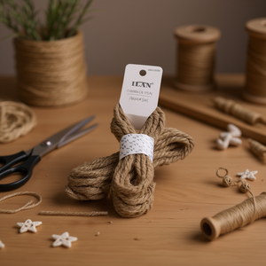 Cuerda de Sisal Ilan de 4 mm x 5 m, Cordón de Fibra Natural para Manualidades y Proyectos de Bricolaje - Product Image 3