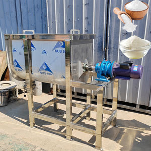 Mezclador de Cinta con Motor Servo de Acero Inoxidable y Engranajes para Mezclar Harina y Polvo Fino con Función de Recubrimiento - Product Image 4