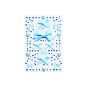 Autocollants en gros pour maquillage de scène et festivals pour filles : pierres précieuses faciales, nœuds, pierres précieuses pour cheveux, autocollants en <span class=keywords><strong>strass</strong></span> en forme de cœur non collants pour le <span class=keywords><strong>visage</strong></span> - Product Image 6