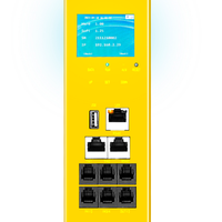 PDU triphasé 12 ports C13 C19 Socket Smart Network PDU Monitor chaque ourtlet on-off avec Remote IP Management