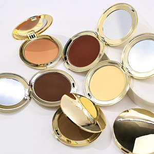 Private Label Backpulver Make-up Matte Compact Pressed Powder Einstellung Gesichts puder Wasserdicht Full Coverage Make Up Foundation - Product Image 5