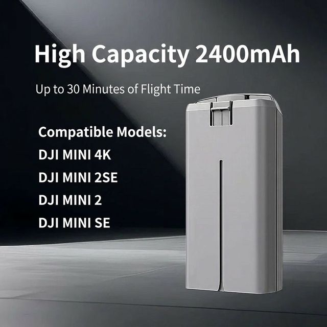Smart dji Mini 2 Se Battery 2250Mah 2400mAh 7.7V 2S Built-in BMS Intelligent Flight Replacement Drone Lipo dji Mini 2 Battery