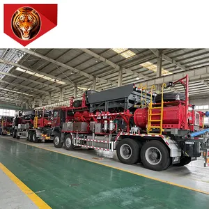 Tigerrig 2800hp ปั๊มแยกส่วน,พร้อมระบบแชสซี SITRAK เครื่องยนต์ดีเซล MTU และกล่องเกียร์ TWINDISC TG2800