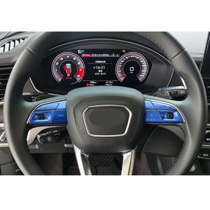 Accesorios interiores de aleación de aluminio automotriz OEM para <span class=keywords><strong>2021</strong></span> <span class=keywords><strong>Audi</strong></span> <span class=keywords><strong>Q3</strong></span> Botón de volante pegatinas decorativas - Product Image 2