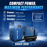 Compresseur d'air à vis rotatif monophasé robuste AULISS, 3,7 kW, 4,5 kW, 5,5 kW, 7,5 kW, 5 CV, 6 CV, 7,5 CV, 10 CV, 220 V, 50 Hz, 60 Hz