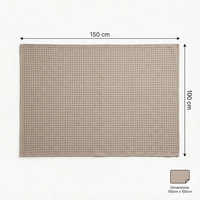 Toalla con Capucha para Bebé, Forro Polar 3D Acolchado, Envoltura de Baño para Bebés, Suave, Certificación OEKO-TEX, Venta al Por Mayor OEM