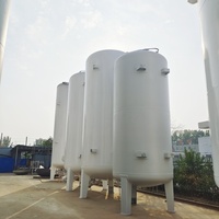 Alta tecnología 30M3 16bar Tanque de almacenamiento de baja temperatura Tanque de presión de oxígeno líquido