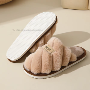 Women's Summer <b>Memory</b> <b>Foam</b> for Slippers Cross <b>Cushioning</b> Anti-Slip EVA Outsole Wholesale Big Discount for Home Bedroom Us - Product Image 4