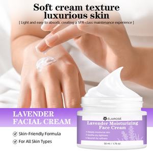 Nueva Crema Facial Calmante de Lavanda para Dormir, Reparación Nocturna e Hidratación, Productos para el Cuidado de la Piel con Logotipo Personalizado, MOQ Bajo - Product Image 3