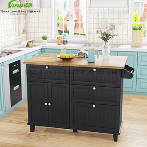 Modern Oval Solid Wood <b>Kitchen</b> <b>Island</b> Set Drop Leaf 2 Seats White Apartment <b>Storage</b> Cabinet Customizable High Gloss 2-Year - Product Image 3