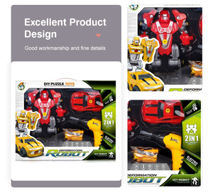 Hot Sale <strong>Deformation</strong> Car <strong>Robot</strong> Children's Assembled Toys <strong>Robot</strong> Set Remote Control Engineering Toys - Product Image 6
