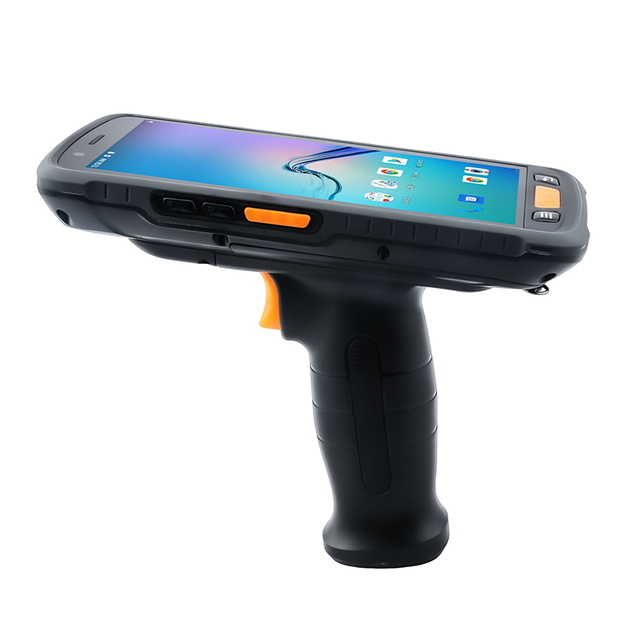 Rugged IP67 PDA Scanner Android 15 Industrial Pda Handheld 2D Barcode Scanner with 5.5inch Touch Screen UHF Rfid Reader V9000