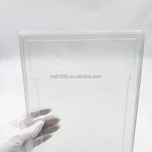 Boîtier <span class=keywords><strong>de</strong></span> protection transparent en acrylique pour cartes <span class=keywords><strong>de</strong></span> collection <span class=keywords><strong>de</strong></span> bandes dessinées, avec protection UV et ultrasonique, format banque, pour cartes <span class=keywords><strong>de</strong></span> collection <span class=keywords><strong>de</strong></span> bandes dessinées classées - Product Image 6