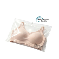 Sacs en plastique refermables givrés avec fermeture éclair pour T-shirts, maillots de bain et vêtements