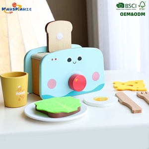 Juego de Juguetes de Madera para Niños, Simulación de Cocina, Máquina para Hacer Pan, para Niñas, Montessori - Product Image 1