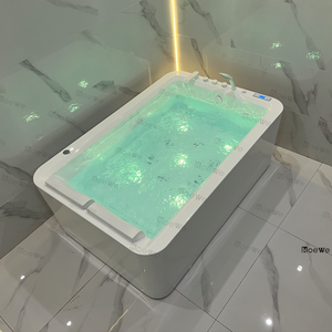 Bañera independiente Burbujas de aire Bañera de <span class=keywords><strong>hidromasaje</strong></span> para 2 personas Spa moderno Bañera de <span class=keywords><strong>hidromasaje</strong></span> acrílica Precio - Product Image 6