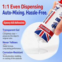 Adhésif structurel époxy multi-usages haute résistance, durcissement rapide, imperméable, résistant à la chaleur, colle AB pour métal, céramique, travail du bois