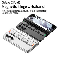 Dropshipping Produit Ultra-mince Bracelet élastique Support PC Pen Case pour Samsung pour Galaxy Z Fold 5 Mobile Phone Accessory