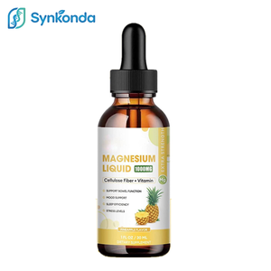 마그네슘 비타민 액상 드롭 1000mg 보충제 수면 신경 에너지 근육 뼈 진정 소화 고흡수 파인애플 - Product Image 1