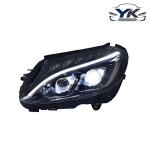 Faros Delanteros LED Originales Usados para <span class=keywords><strong>Mercedes</strong></span> <span class=keywords><strong>Clase</strong></span> <span class=keywords><strong>C</strong></span> W205 C205 Pre-LCI 2015-2018, Luz Delantera para Automóvil, Faro OEM - Product Image 1