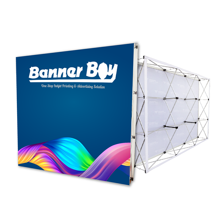 Custom Printed Tension Fabric Backdrop - Pop up Banner