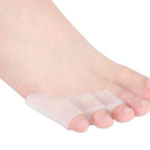 Produits de soins des pieds de dongfeng couleur de la peau transparent blanc sebs gel de silicone trois trous <span class=keywords><strong>petit</strong></span> <span class=keywords><strong>séparateur</strong></span> d'orteils - Product Image 2