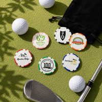 Marqueur de balle de golf PRIMUS, accessoire personnalisable imprimable pour souvenir de golfeur, cadeaux d'entreprise et collection de marqueurs de balle de golf