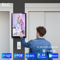 Pantalla Digital para Ascensores de 21.5 Pulgadas con Android 13, Táctil de 10 Puntos y Montaje VESA para Medios en Interiores de Edificios