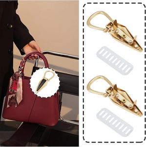 PCS Metal Bag Chain Buckles With D Ring Washers Styles Connector Buckle For DIY <b>Purse</b> Crossbody Shoulder Leather Craft Bag - Product Image 2