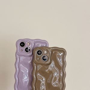 Coque pour iPhone 16, luxe, mignonne, texture ondulée, antichoc, coque de téléphone portable pour iPhone 13 14 15 16 Pro Max pour iPhone 16 - Product Image 4