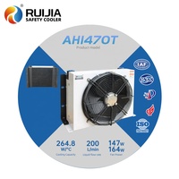 Radiador Hidráulico para Maquinaria de Construcción de Uso Pesado AH1470L con Ventilador de 12V/24V, Intercambiador de Calor Industrial, Entrega Rápida