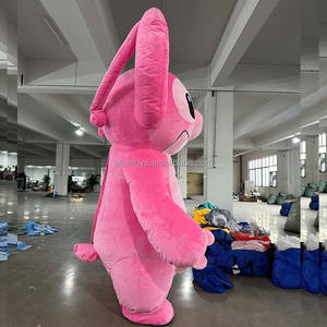 ชุดมาสคอตสติทช์เป่าลมแบบมืออาชีพสั่งทำได้ตามต้องการ ตัวละครการ์ตูนสีชมพู ชุดคอสเพลย์สำหรับขาย ขั้นต่ำ 1 ชิ้น - Product Image 3