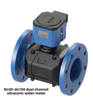 IP68 Stainless Steel Digital Flange Ultrasonic Water Meter with Battery-Powered OEM Flow Measurement