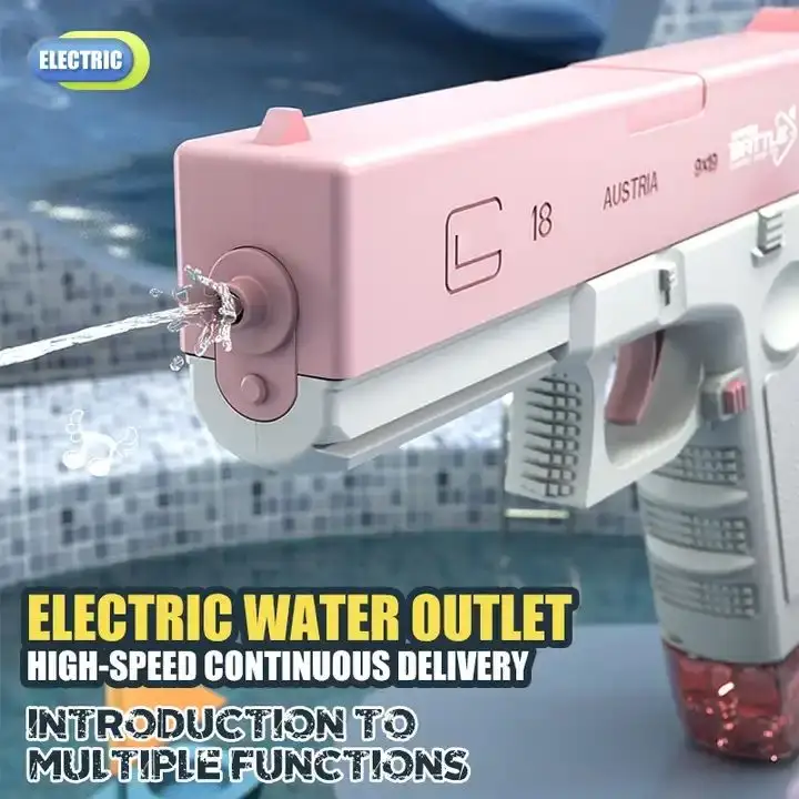 Nouveau pistolet à eau répété pour enfants pistolet à eau automatique pistolet jouet interactif extérieur