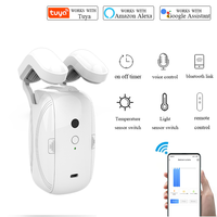 Moteur de rideau intelligent WiFi pour maison connectée, 1 pack, commande de moteur de volet, sans fil, Tuya Smart Curtain Bot Robot trois en un, tringle romaine, 2 pièces