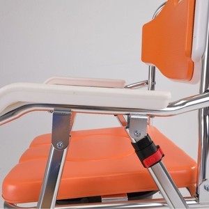 <b>Commode</b> Chair 815L-GS <b>Folding</b> Aluminum Alloy For Elderly Hospital Use With Bedpan Storage - Product Image 2