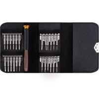 Kit d'outils de réparation de téléphone portable professionnel 46 pièces, kit d'outils de réparation d'ordinateur, jeu de tournevis pour ouvrir les téléphones portables, les ordinateurs portables, les tablettes