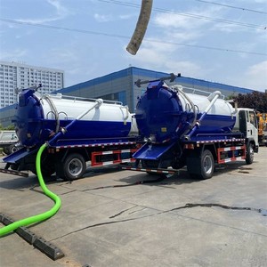 Sinotruk Howo 4X2 6-wheel 8CBM Vacuum Fecal <b>Suction</b> Tanker Truck Septic <b>Pump</b> Truck for Sale - Product Image 5