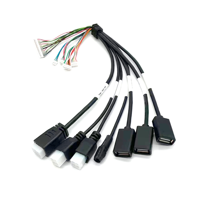 OEM ODM Universal Automotive Wiring Harnesses Moped Engine Ignition Coil ECU Cable Assembly with AC Output