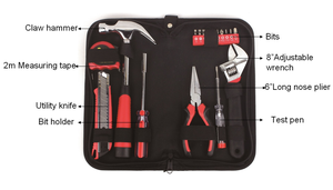 Bộ Dụng Cụ Cầm Tay Khuyến Mại 18 Món, Bộ Dụng Cụ Dùng Trong Nhà Có Khóa Kéo - Product Image 2