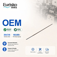 Fraise diamantée sinterisée cylindrique 2,6 mm pour usinage CNC de précision, broche OEM pour finition de petits trous dans la zircone, l'alumine et les céramiques dures