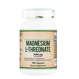 Nutritivo fortificatore magnesio L treonato supplemento nutriente magnesio L-treonato capsule - Product Image 1