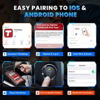 THINKCAR Thinkdiag2 Compatible con Protocolos CAN FD, Escáner OBD2, TODO el Software, 1 Año de Actualización Gratuita, Herramienta de Diagnóstico Automotriz