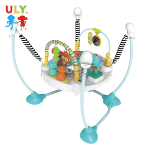 Chaise rebondissante musicale multifonctionnelle en plastique pour <span class=keywords><strong>bébé</strong></span>, avec rotation à 360 degrés, construction en métal et en tissu - Product Image 3