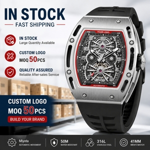 Custom Logo Men's 41MM Automatic <b>Mechanical</b> <b>Watch</b> 316L Stainless Steel Sapphire Crystal Luxury <b>Watches</b> OEM ODM Available - Product Image 1