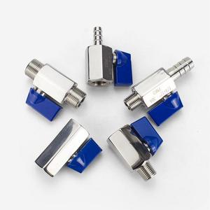 SS304/SS201 Mini Water <strong>Ball</strong> <strong>Valve</strong> Price Double External Thread Instrument Compact <strong>Ball</strong> <strong>Valve</strong> Stainless Steel Mini <strong>Ball</strong> <strong>Valve</strong> - Product Image 2