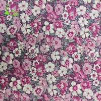 Tissu en rayonne 100% écologique, respirant, léger, tissé, imprimé uni, 45S 110GSM, vêtements pour filles, robes