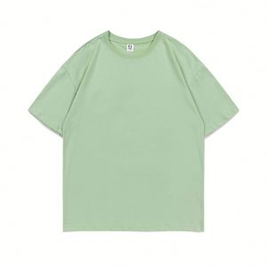 Design Custom Summer Short Sleeve T-<b>shirt</b> Pure Cotton Men's Loose Top Round Neck Solid Color T-<b>shirt</b> - Product Image 4